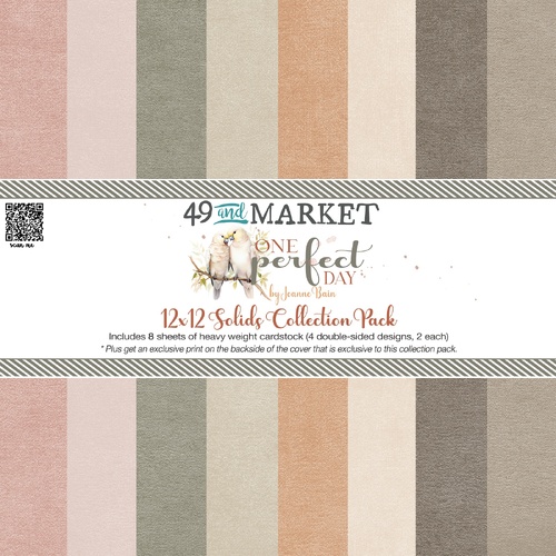 49 and Market - One Perfect Day Solids - 12x12 Collection Pack