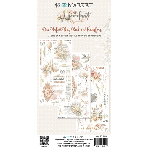 49 and Market - One Perfect Day - Rub-On Transfers
