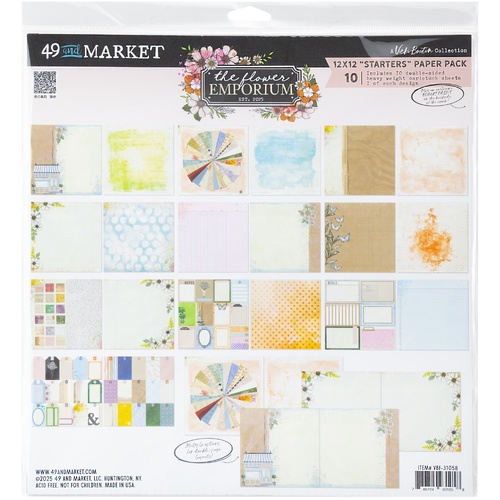 49 and Market - The Flower Emporium - 12x12 Collection Pack