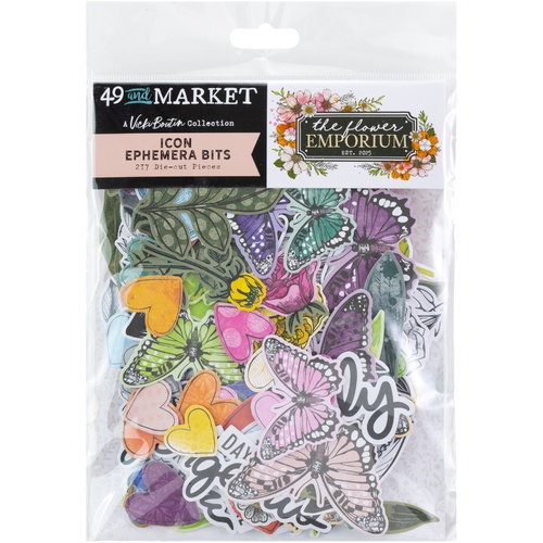 49 and Market - The Flower Emporium - Icon Ephemera Bits