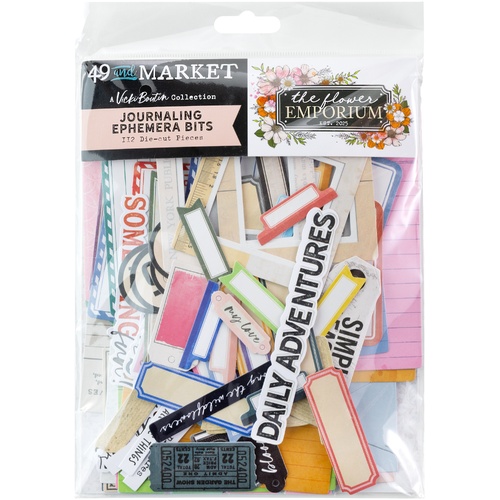 49 and Market - The Flower Emporium - Journaling Ephemera Bits