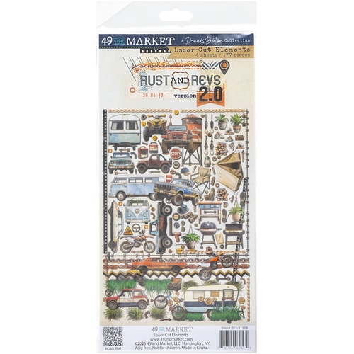 49 and Market - Rust & Revs 2.0 - Laser Cut Elements