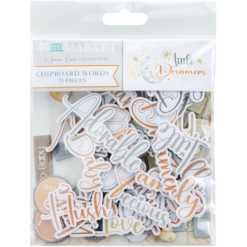 49 And Market - Little Dreamer – Chipboard Words