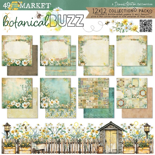 49 and Market - Botanical Buzz - 12x12 Collection Pack
