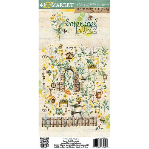 49 and Market - Botanical Buzz - Laser Cut Elements