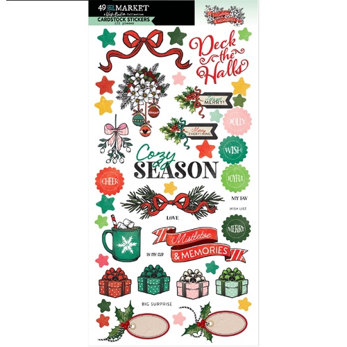 49 and Market - Mistletoe & Memories - Cardstock Stickers