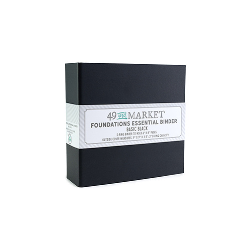 49 and Market - Foundations Essential Binder – Basic Black