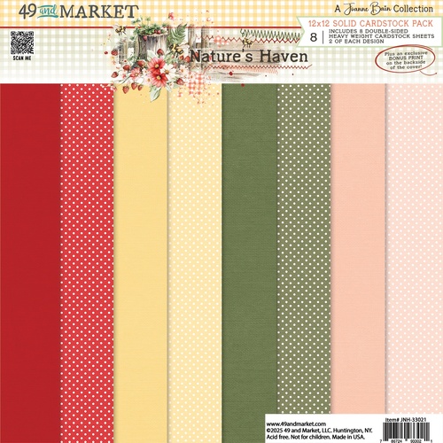 49 and Market - Nature's Haven Solids - 12x12 Collection Pack
