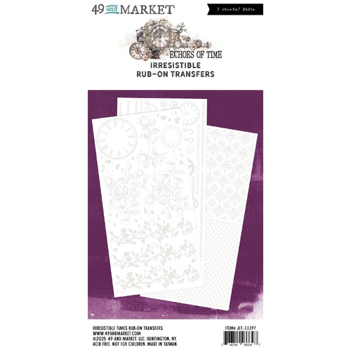 49 and Market - Irresistible Times By Vicki Boutin - Rub-On Transfers