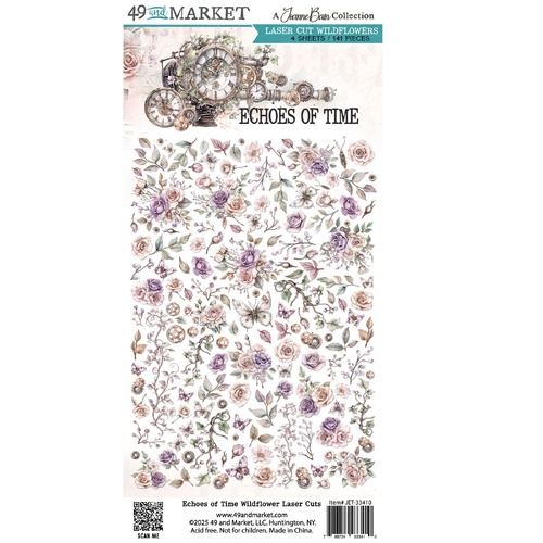 49 and Market - Echoes of Time - Laser Cut Wildflowers
