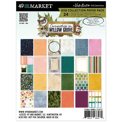49 and Market - Curiosities In Willow Grove - 6x8 Collection Pack