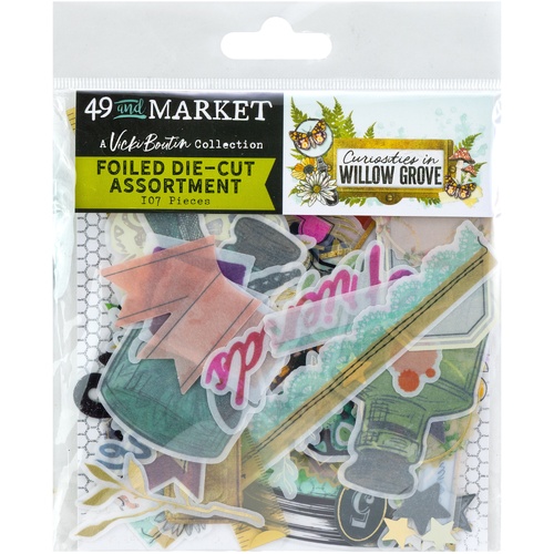 49 and Market - Curiositites In Willow Grove - Foiled Die-Cut Assortment