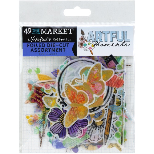49 and Market - Artful Moments - Foiled Die-cut Assortment