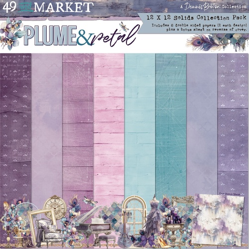 49 and Market - Plume & Petal - 12x12 Solid Collection Pack
