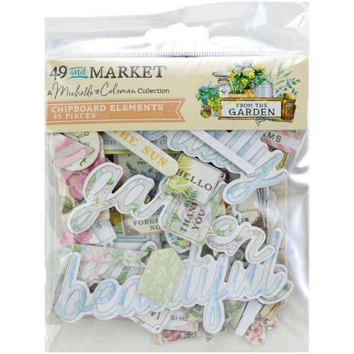 49 And Market - From the Garden – Chipboard Assortment