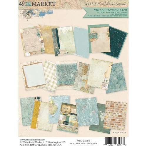 49 and Market - Travel Diaries - 6x8 Collection Paper Pack