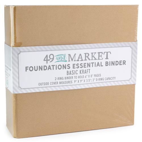 49 and Market - Foundations Essential Binder – Basic Kraft