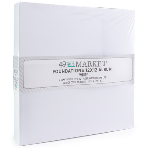 49 and Market - Foundations 12x12 Album - White