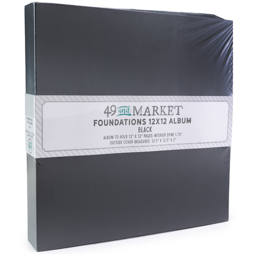 49 and Market - Foundations 12x12 Album - Black