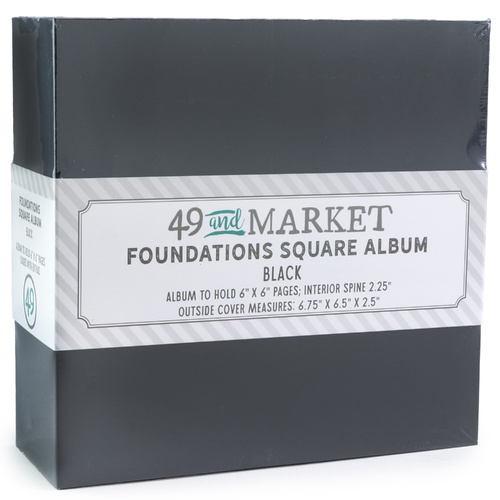 49 and Market - Foundations Square Album - Black