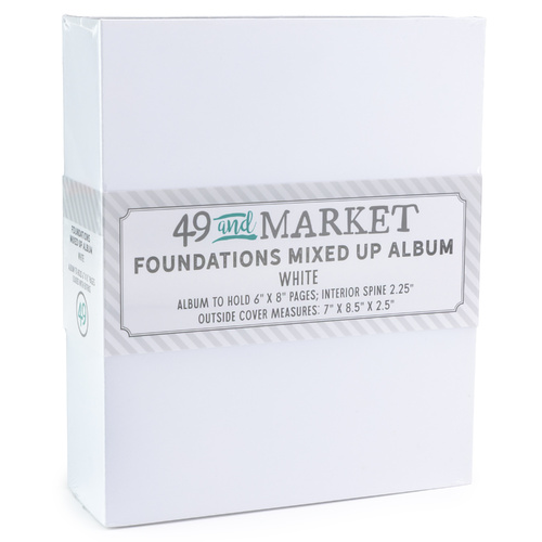 49 and Market - Foundations Mixed Up Portrait Album 2 - White