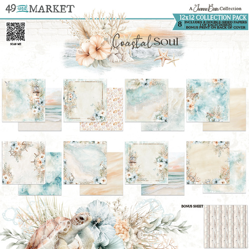 49 and Market - Coastal Soul - 12x12 Collection Paper Pack