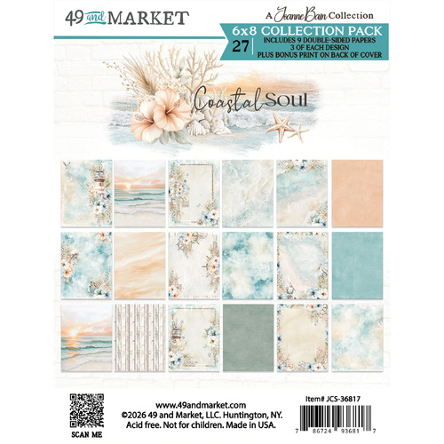 49 and Market - Coastal Soul - 6x8 Collection Paper Pack