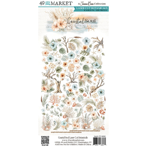 49 and Market - Coastal Soul - Laser Cut Botanicals