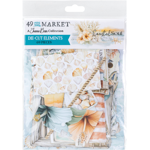 49 and Market - Coastal Soul - Die-Cut Elements