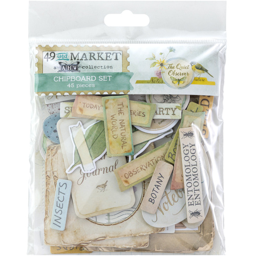 49 And Market - The Quiet Observer – Chipboard Assortment