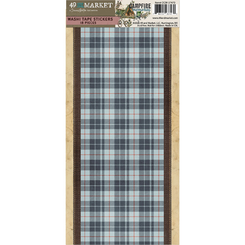 49 and Market - Campfire Memories - Washi Tape Stickers
