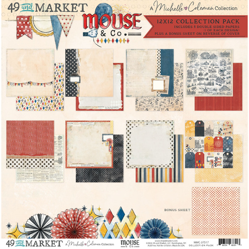 49 and Market - Mouse & Co - 12x12 Collection Paper Pack