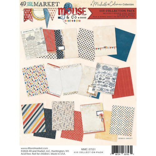 49 and Market - Mouse & Co - 6x8 Collection Paper Pack