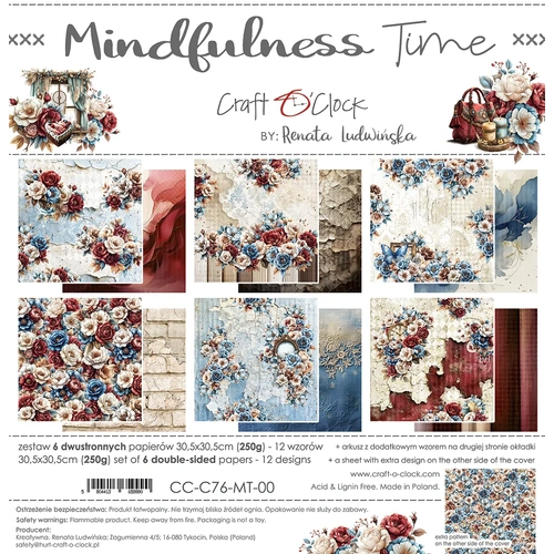 Craft O'Clock - Mindfulness Time - 12x12 Collection Pack