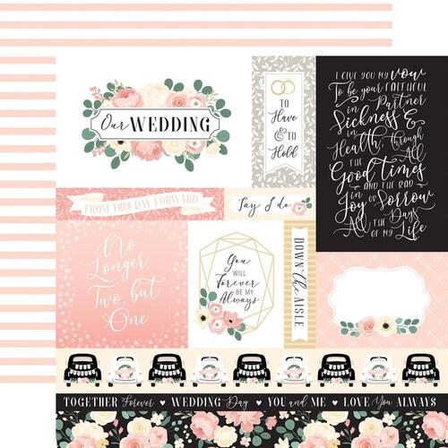 Echo Park - Wedding - Journaling Cards