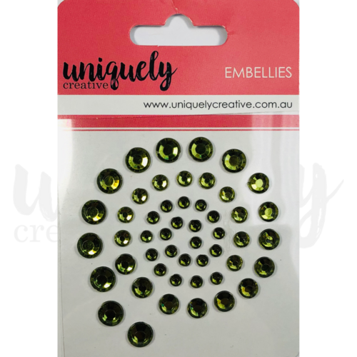 Uniquely Creative - Rhinestones - Sage