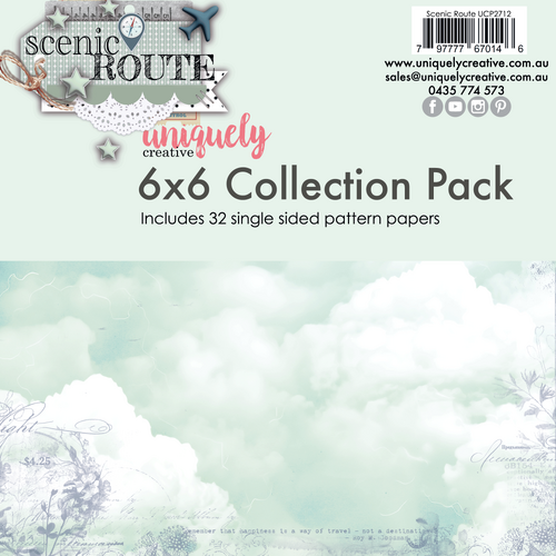 Uniquely Creative - Scenic Route - 6x6 Collection Pack