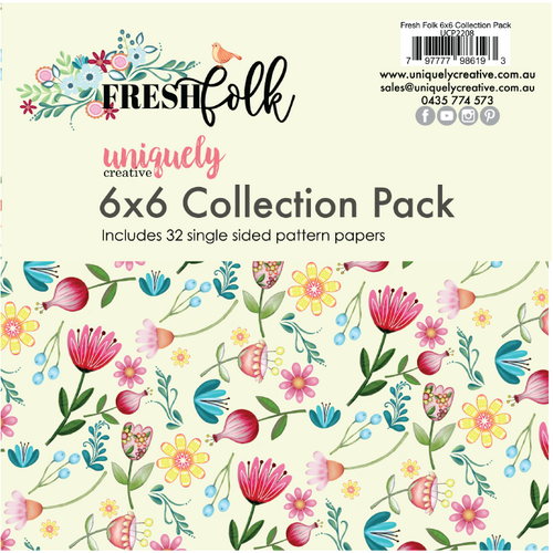 **Uniquely Creative - Fresh Folk - 6x6 Collection Pack