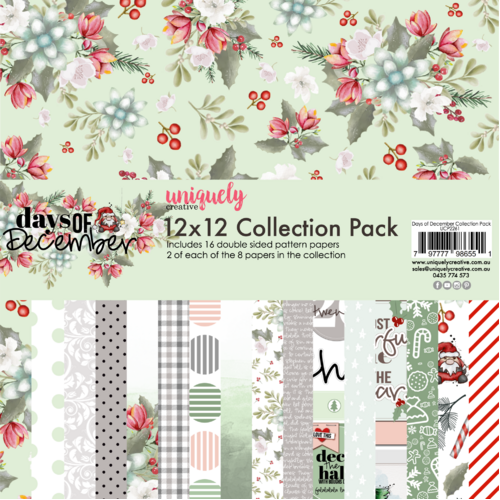 **Uniquely Creative - Days of December - 12x12 Collection Pack