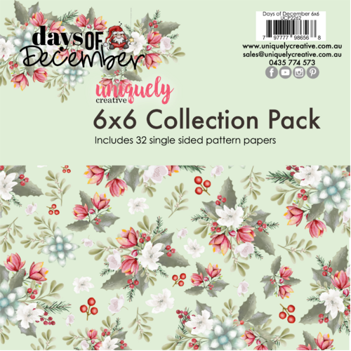 **Uniquely Creative - Days of December - 6x6 Collection Pack