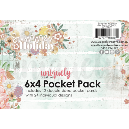 **Uniquely Creative - Summer Holiday - 6x4 Pocket Pack