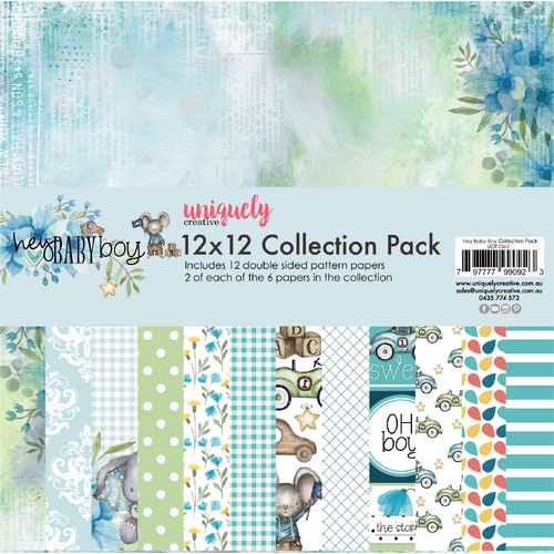 **Uniquely Creative - Hey Baby Boy - 12x12 Collection Pack