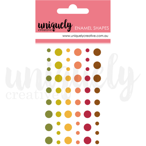 Uniquely Creative - Enamel Dots - Autumn