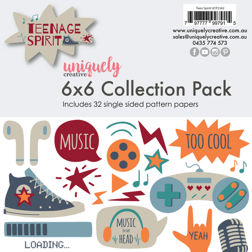 **Uniquely Creative - Teen Spirit - 6x6 Collection Pack