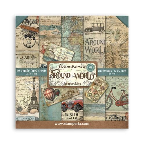 Stamperia - Around the World - 12x12 Paper Pad