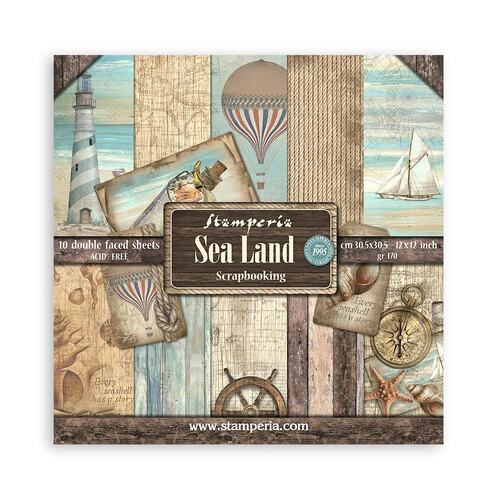 Stamperia - Sea Land - 12x12 Paper Pad