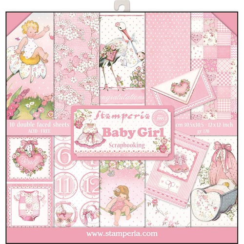 Baby Girl - 12x12 Paper Pad