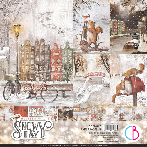 Ciao Bella - Memories of a Snowy Day - 12x12 Paper Pad (12pk)