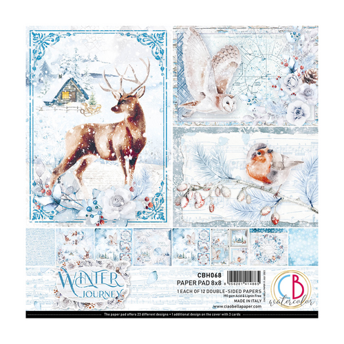 Ciao Bella - Winter Journey - 8x8 Paper Pad (12pk)