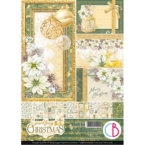 Ciao Bella - Sparkling Christmas - A4 Paper Pad (9pk)